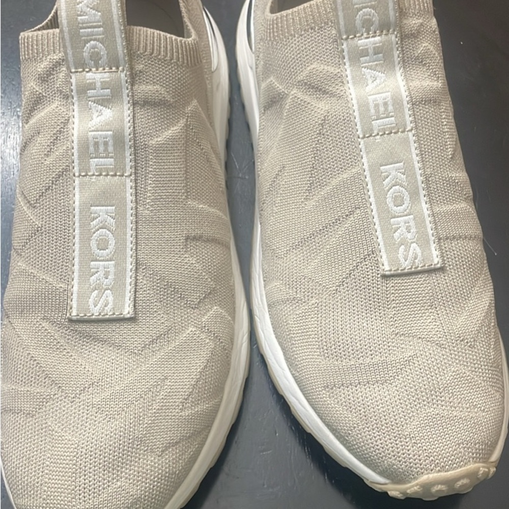 Michael Kors Men's Beige Slip-On Sneakers